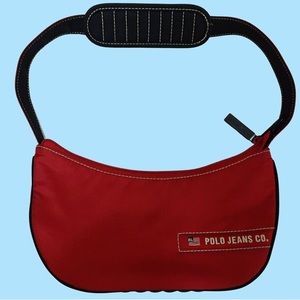 Vintage Polo Jeans Co Ralph Lauren Handbag Baguette